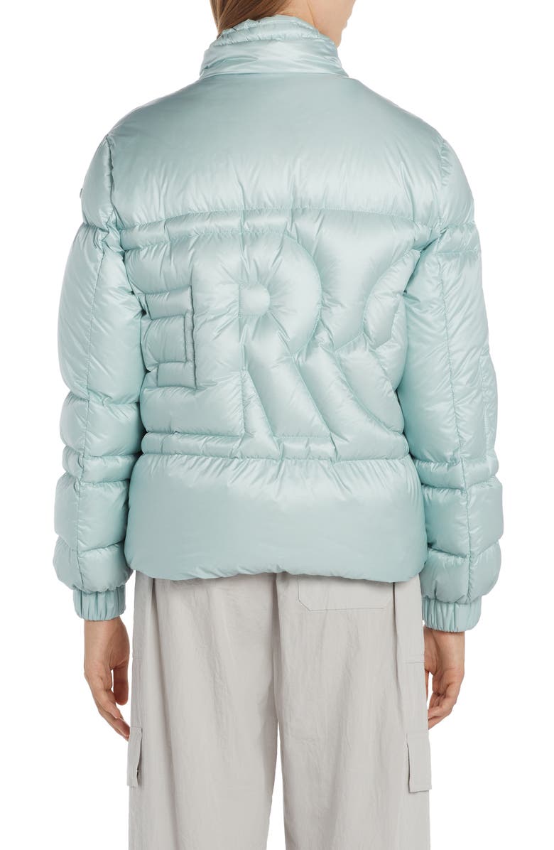 Moncler Sapins Logo Quilted Down Jacket, Alternate, color, 
