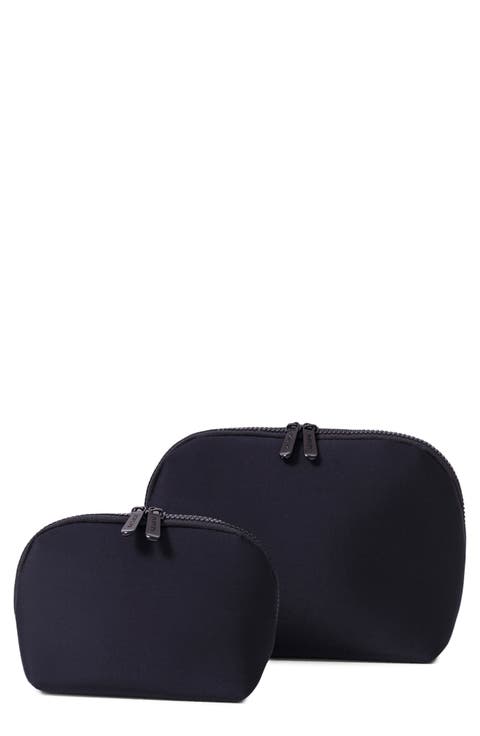 2-Piece Neoprene Makeup Pouch Set