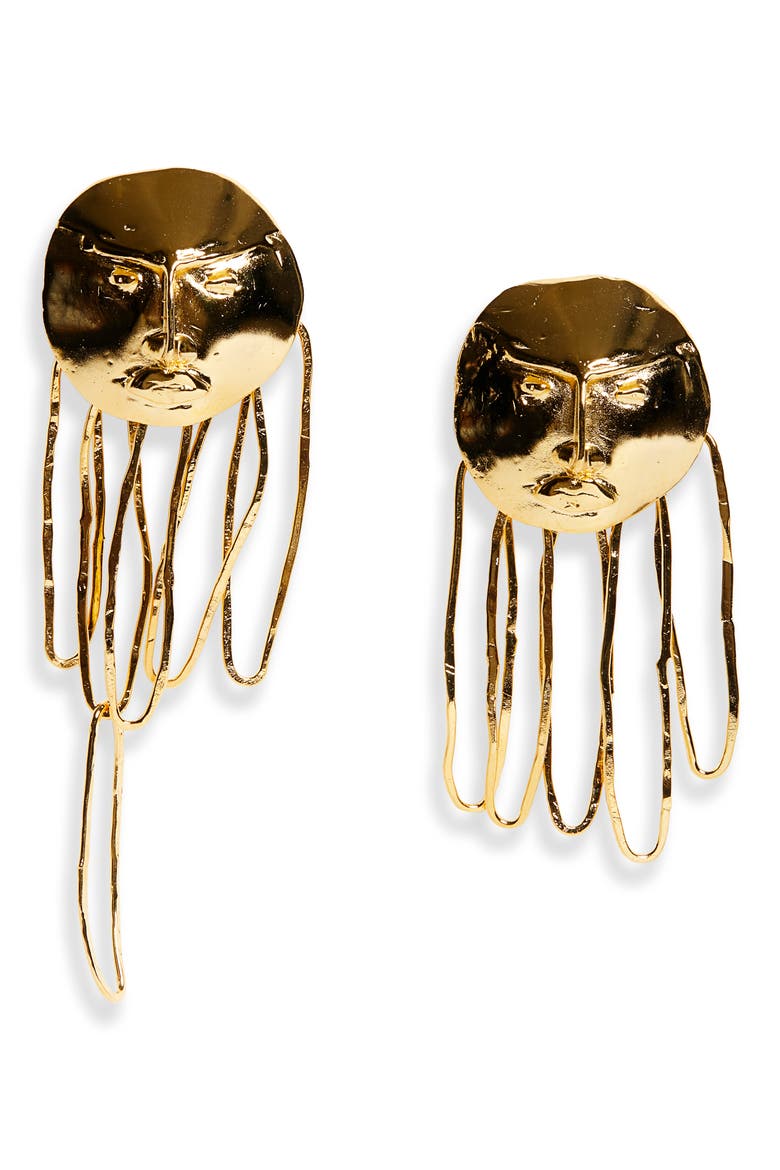 L'Enchanteur Sunburst Godhead Earrings (Nordstrom Exclusive), Main, color, GOLD PLATED