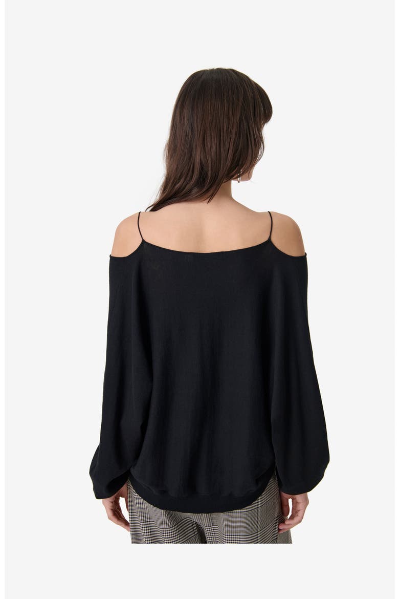 The Ivoire Top, Alternate, color, BLACK