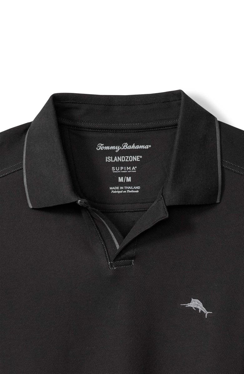 Tommy Bahama Emfielder Johnny Collar IslandZone<sup>®</sup> Polo, Alternate, color, Black