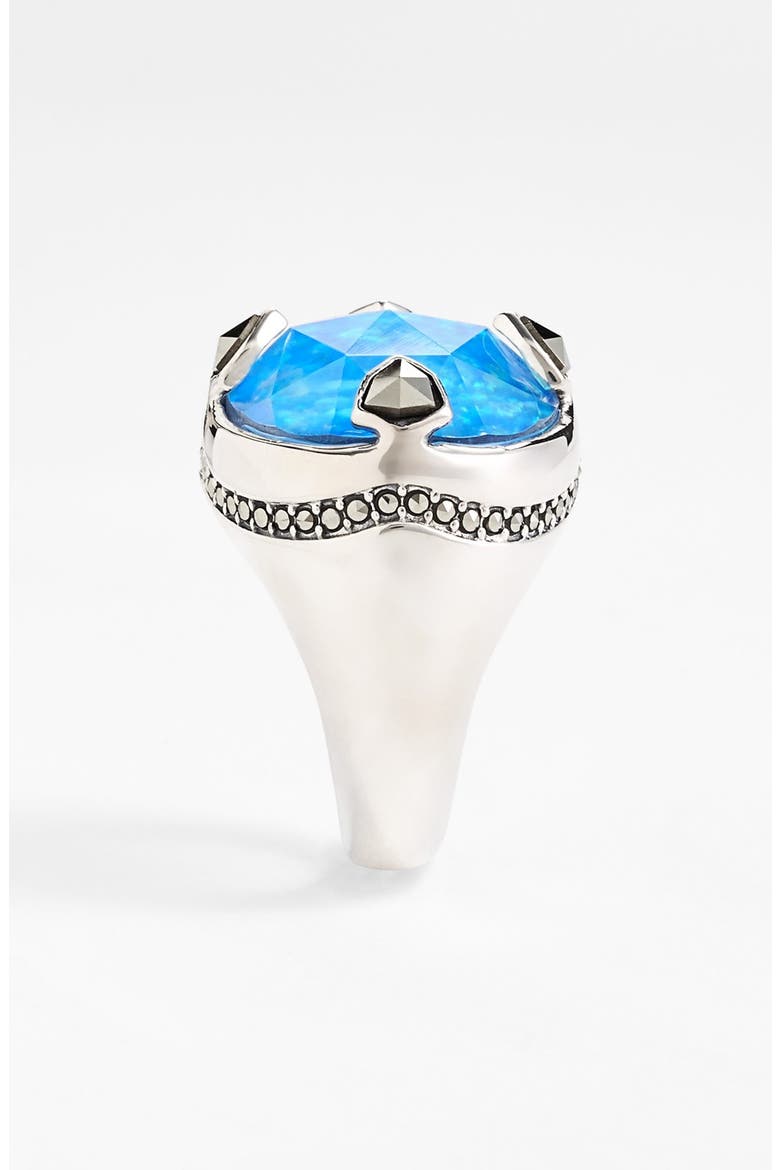 'Blue Sea' Stone Ring, Alternate, color, SILVER/ BLUE