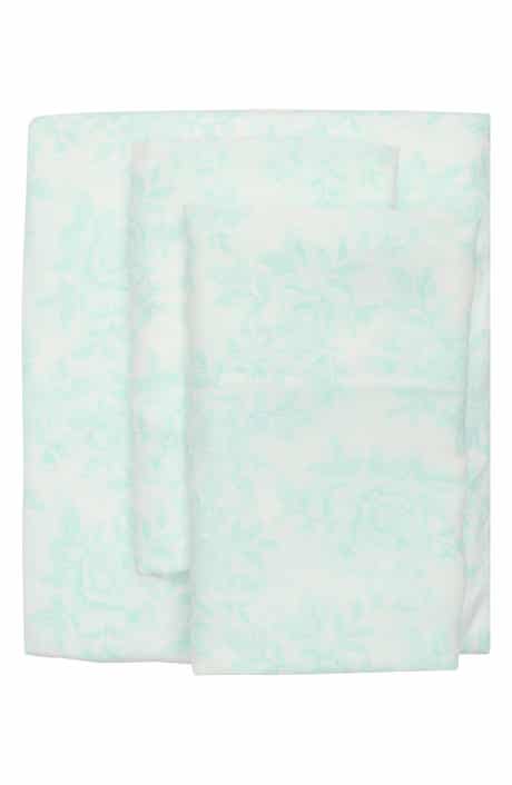 MAISON DES FLEURS Floral Microfiber Sheet Set