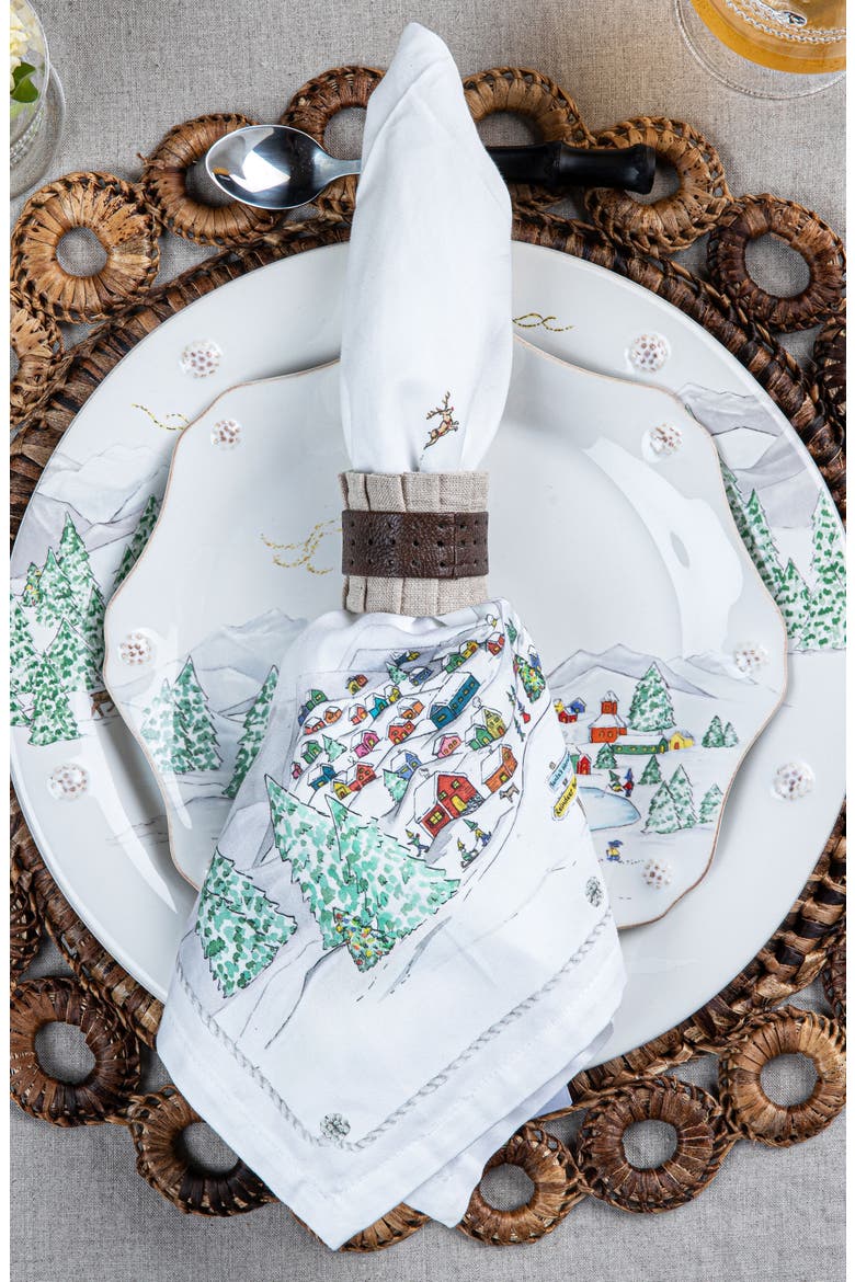 Rustic Ring Set of 4 Placemats, Alternate, color, NATURAL