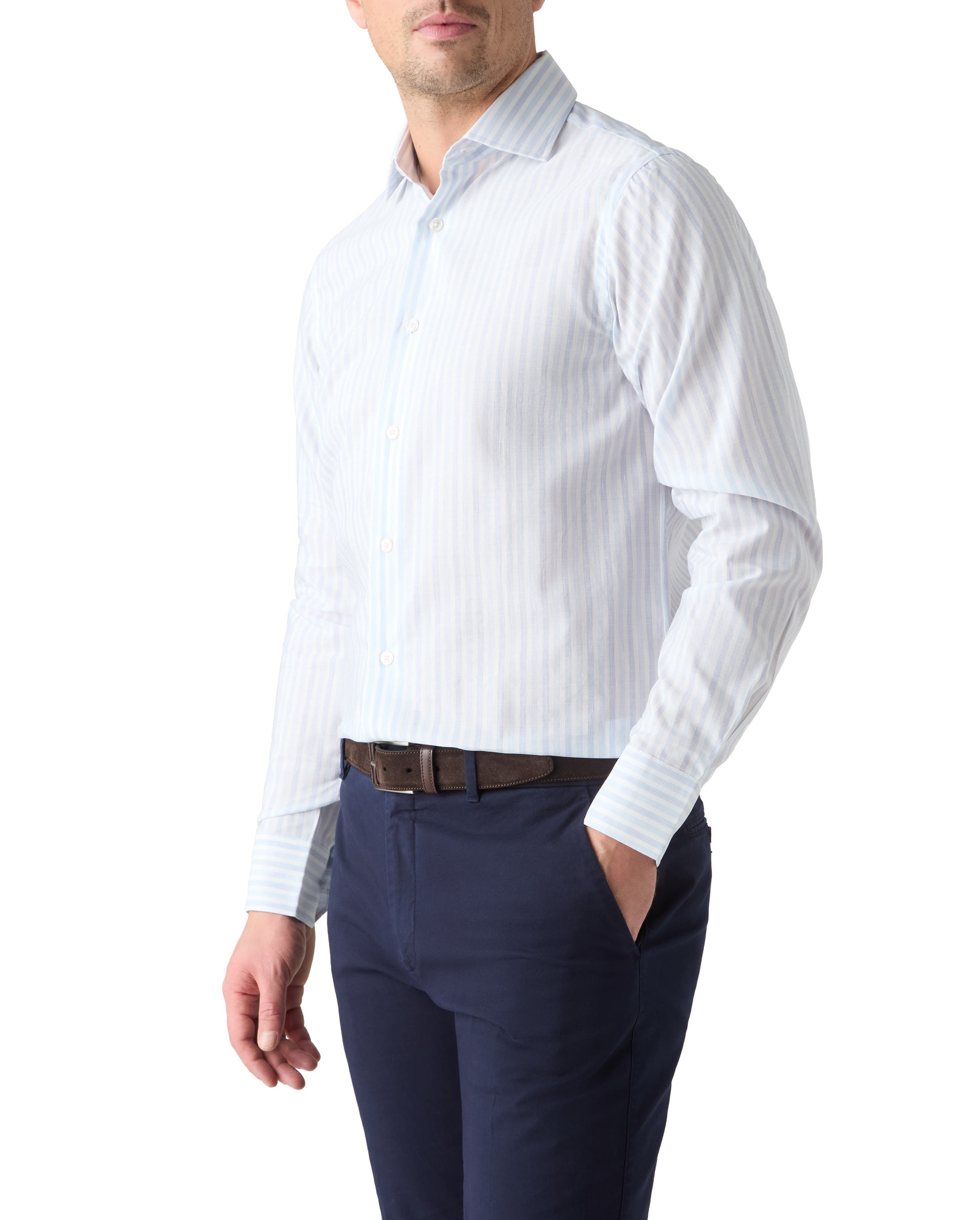 Blue Multi Thin Stripe