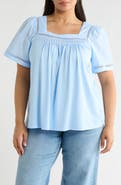 ELIE ELIE TAHARI Pintuck Knit Top