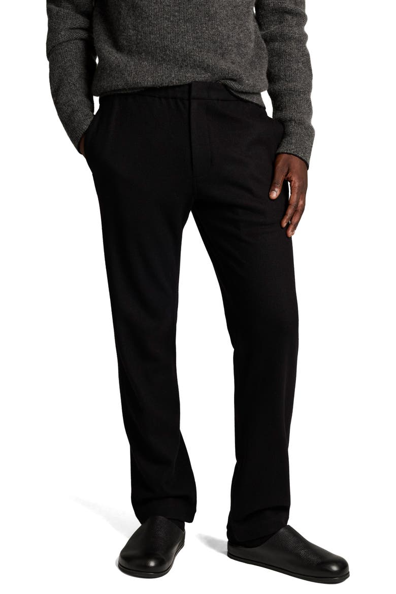Owen Tailored Knit Pants, Main, color, BLACK