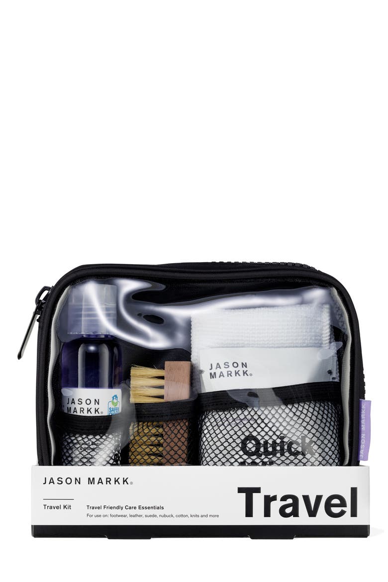 Travel 7-Piece Shoe Cleaning Kit, Alternate, color, NO COLOR