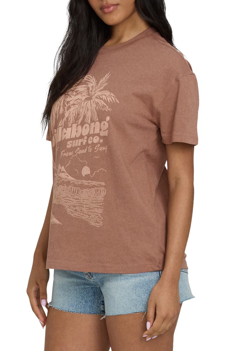 Sand to Surf Graphic T-Shirt, Alternate, color, BROWN STONE