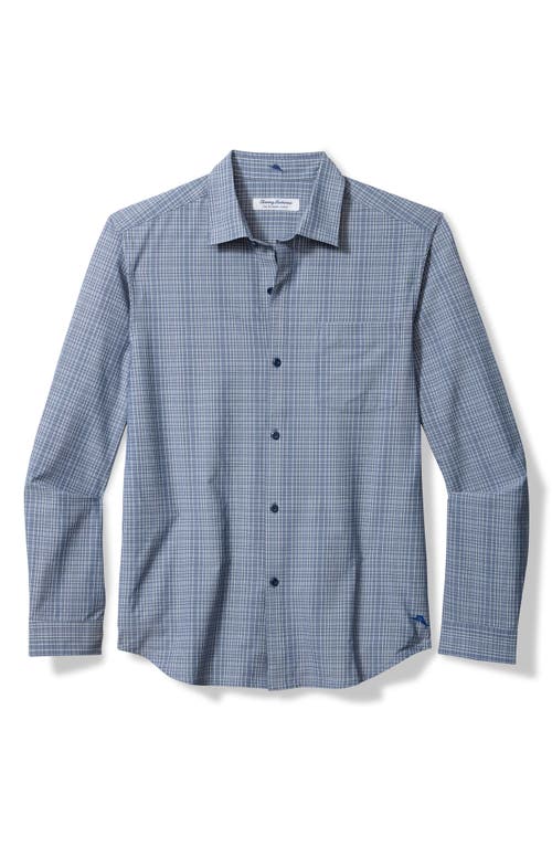 Tommy Bahama Bahama Coast Tidal Check Islandzone® Button-up Shirt In Blue