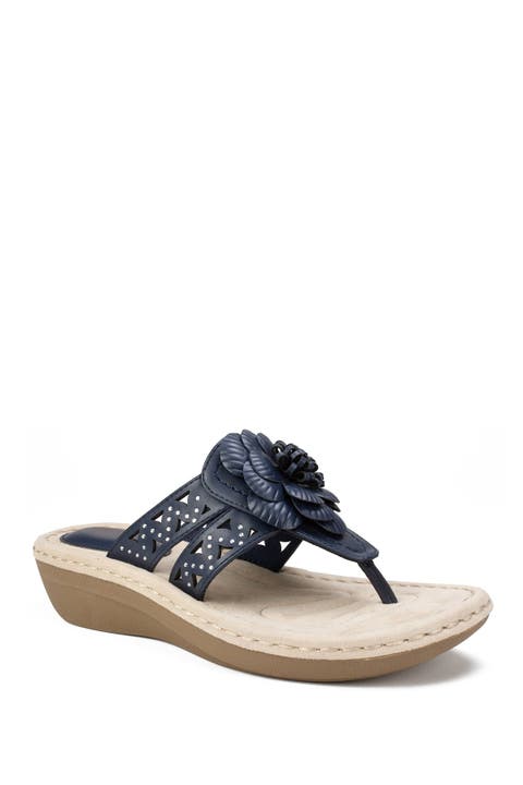 Cynthia Thong Comfort Sandal - Multiple Widths Available (Women)