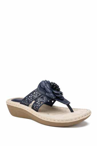 Cynthia Thong Comfort Sandal - Multiple Widths Available