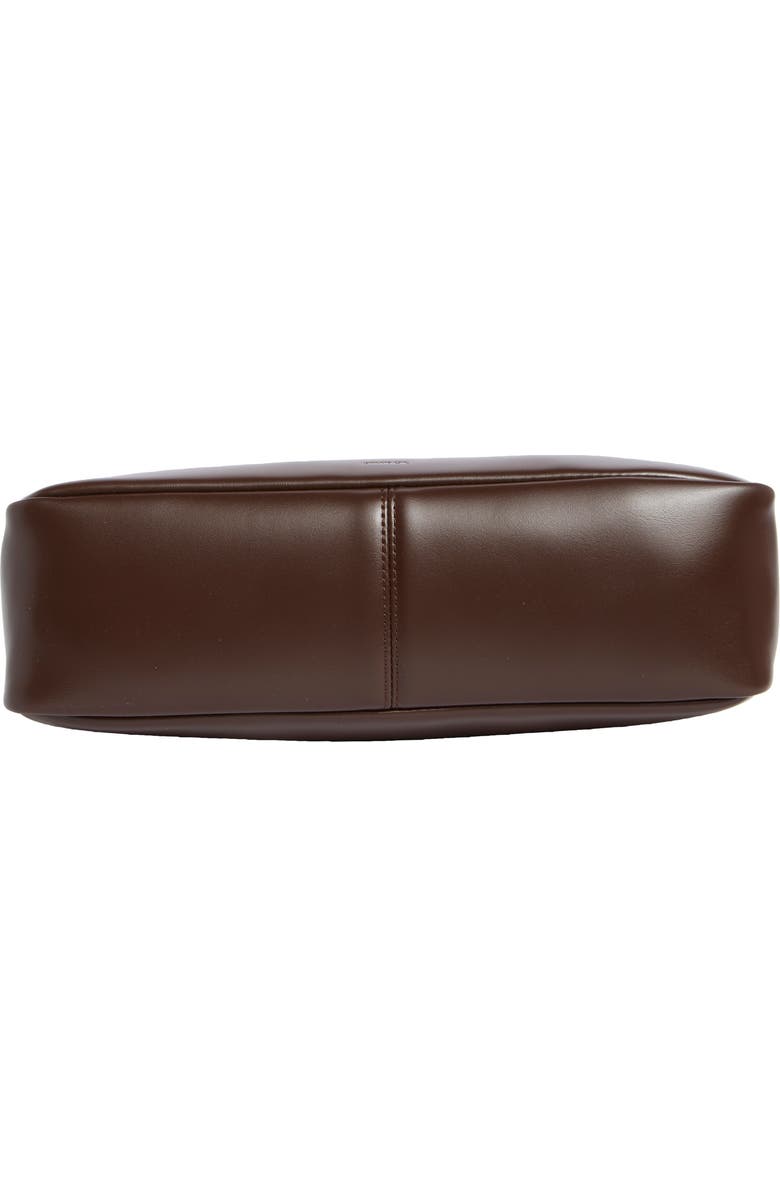 Stand Oil More Faux Leather Baguette Bag, Alternate, color, Marron