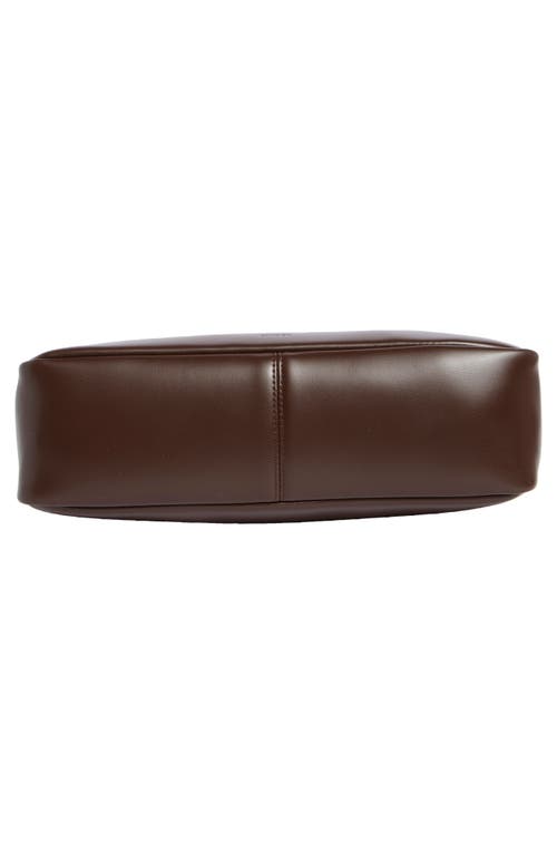 Stand Oil More Faux Leather Baguette Bag In Brown