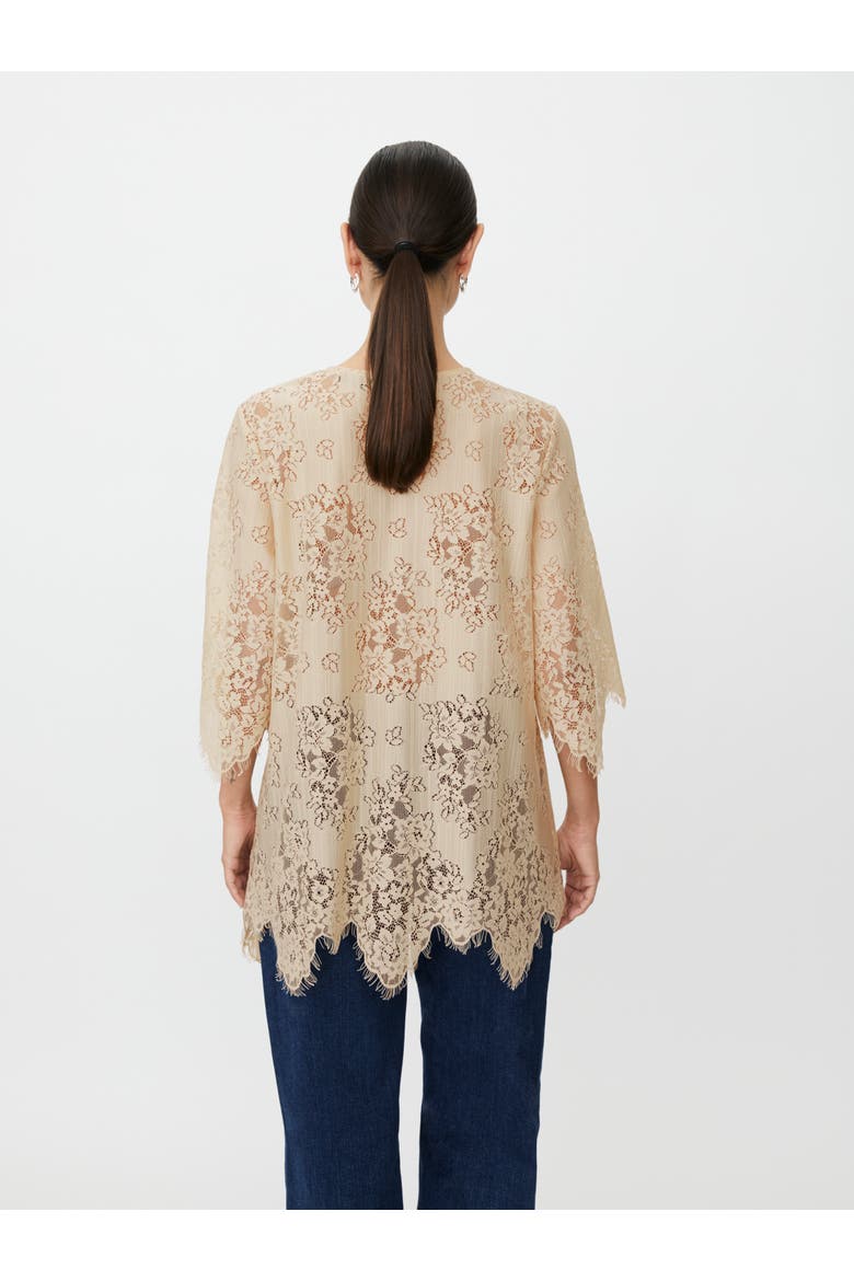 MaGaldora Lace Tunic Top, Alternate, color, Fog