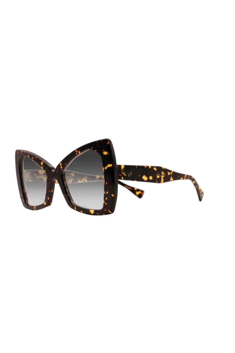 Monarch Cat Eye 52mm Sunglasses, Alternate, color, Black