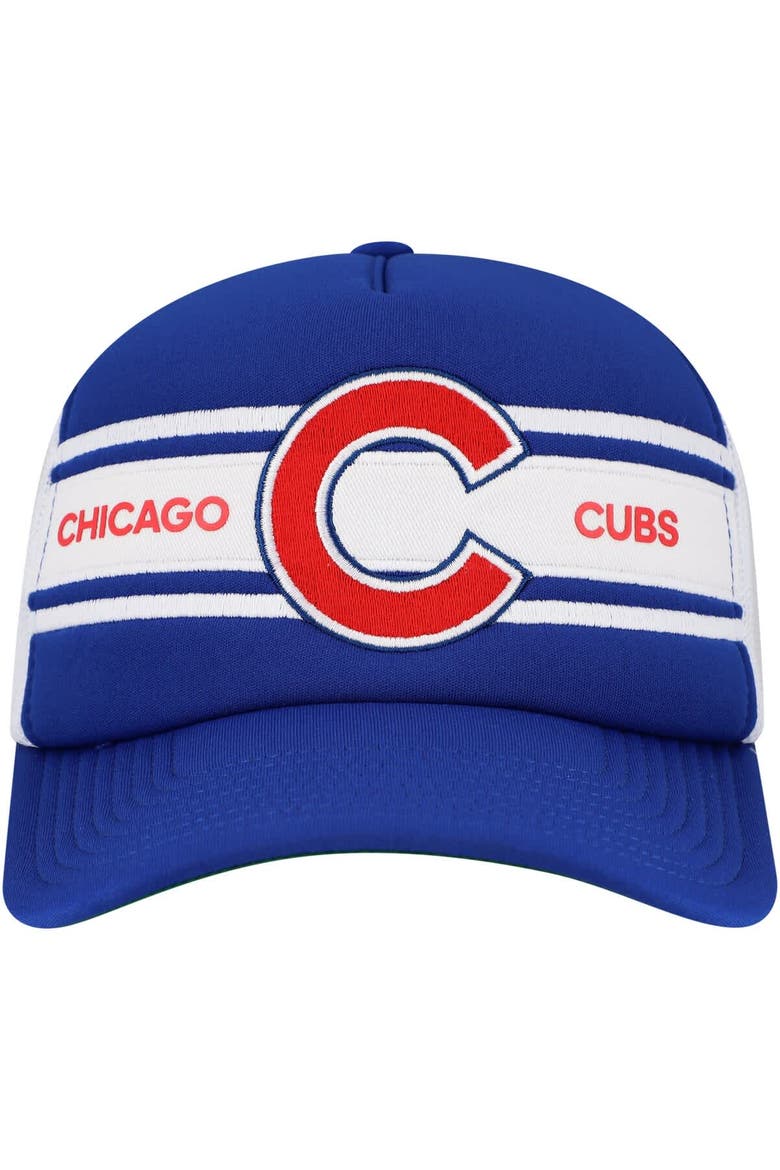 Men's   Royal Chicago Cubs Sideline Trucker Adjustable Hat, Alternate, color, Royal