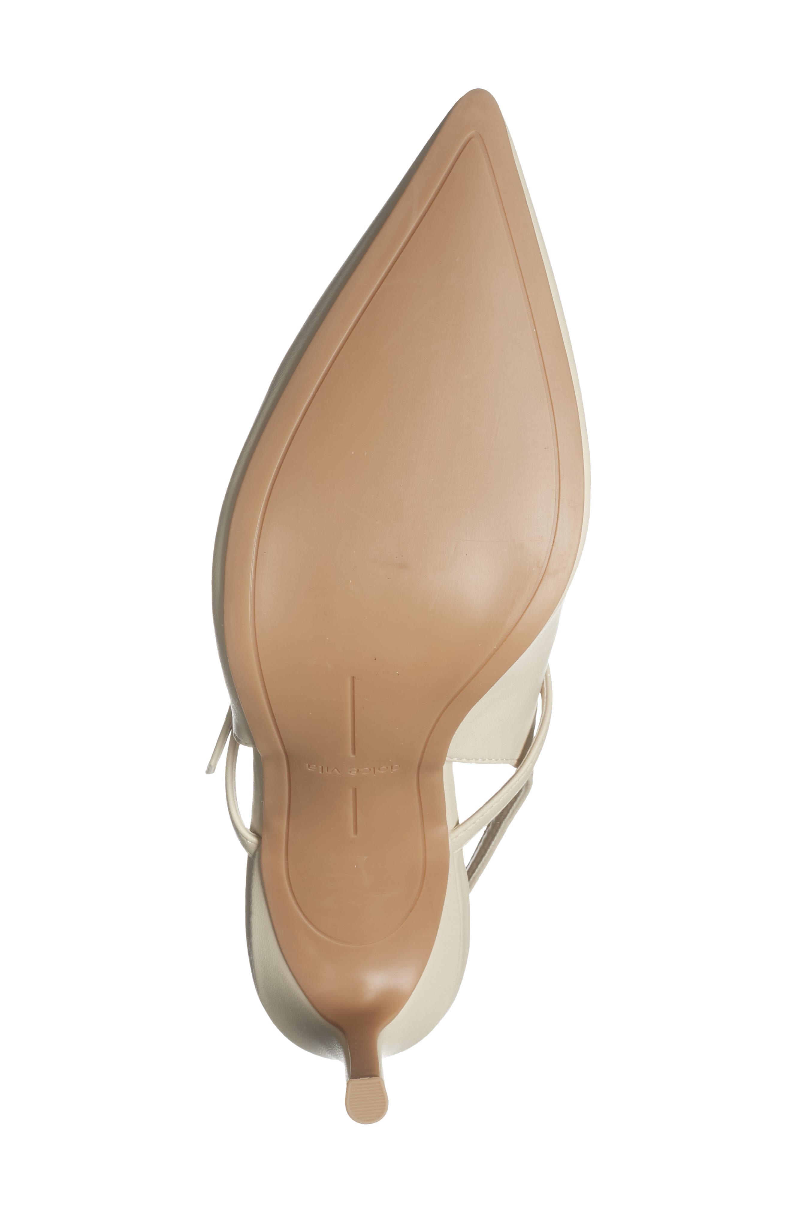 Dolce Vita Kieran Pearl Buckle Slingback Pump, Alternate, color, Ivory Stella