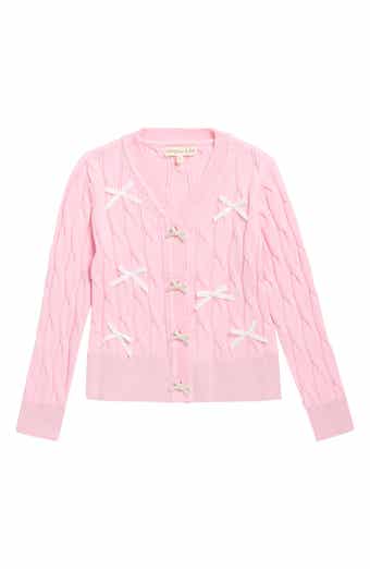 Kids' Tack On Bow Cardigan