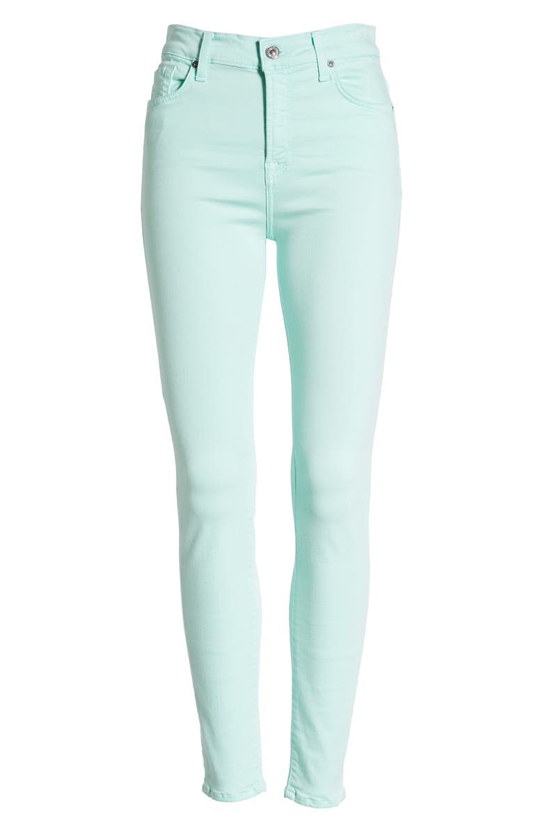 7 For All Mankind <sup>®</sup> High Waist Ankle Skinny Jeans, Alternate, color, 