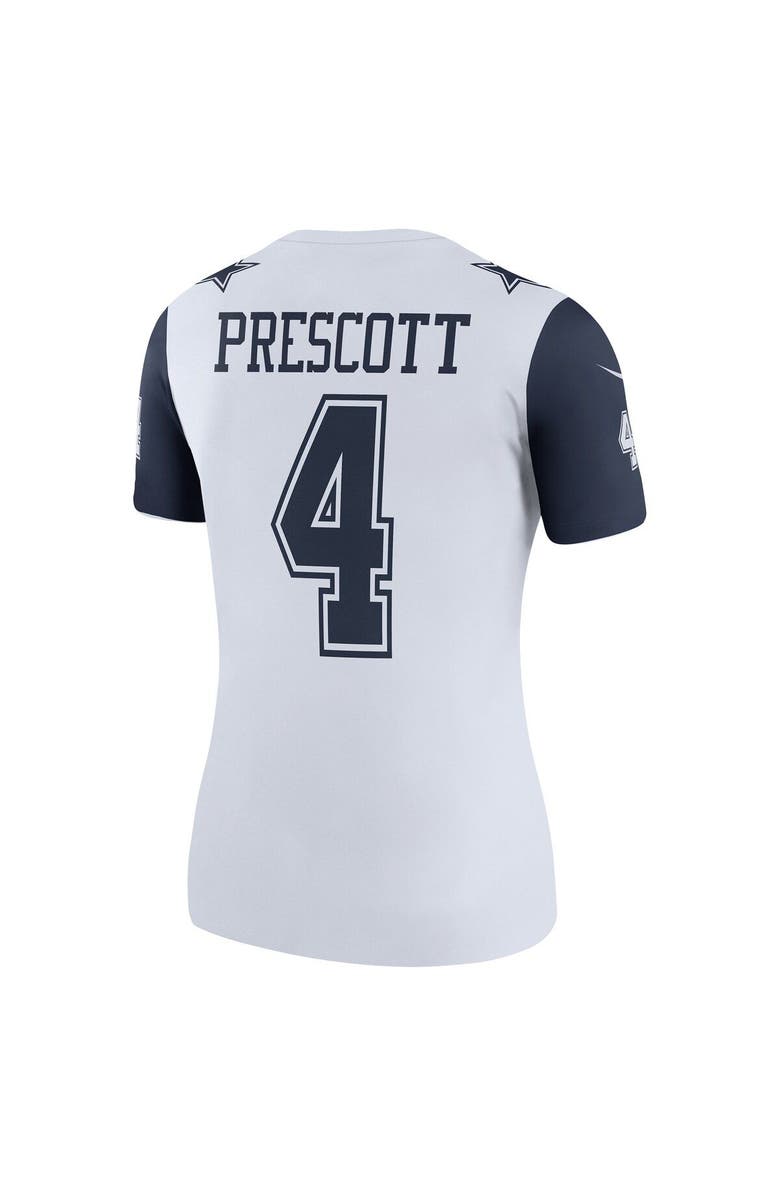 Nike Women's Nike Dak Prescott White Dallas Cowboys Legend Player Performance Top, Alternate, color, White