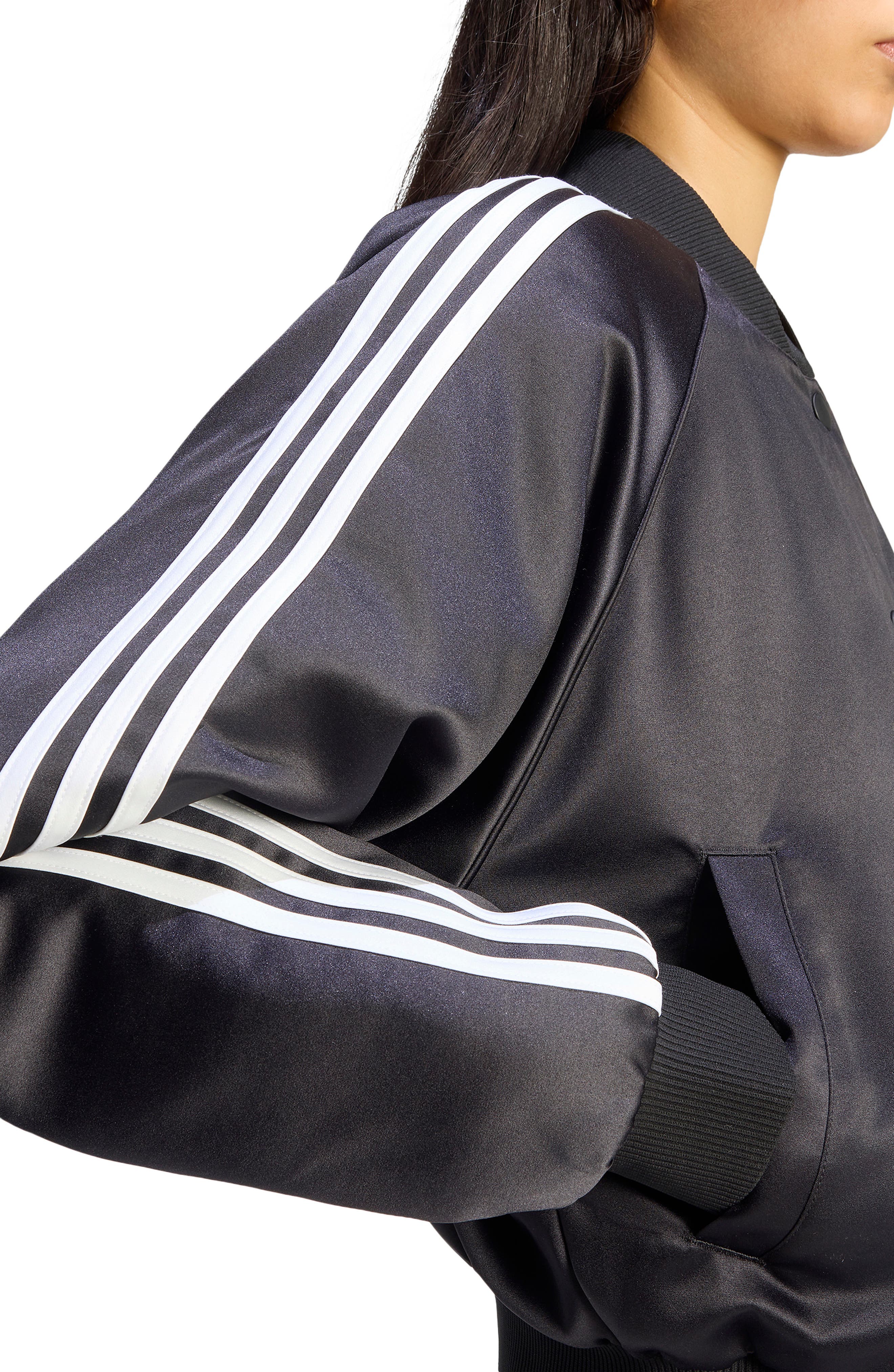 SST Satin Bomber Jacket (Women) | Nordstrom