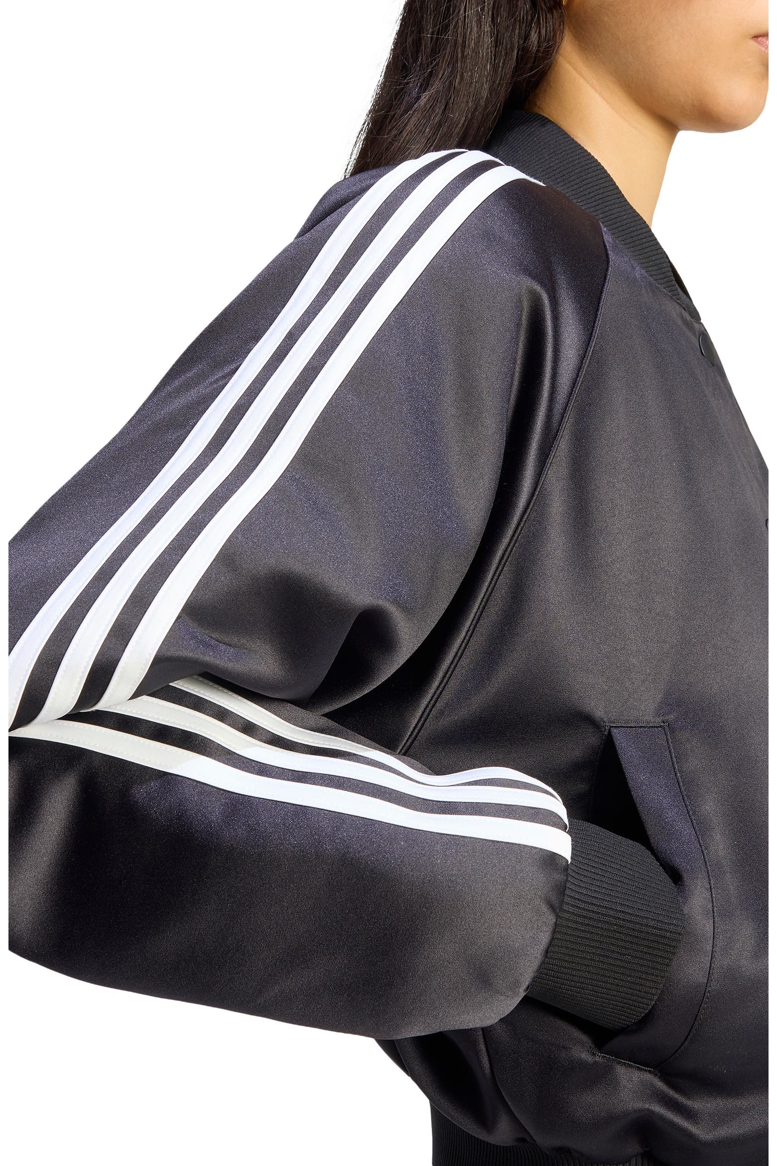SST Satin Bomber Jacket (Women) | Nordstrom