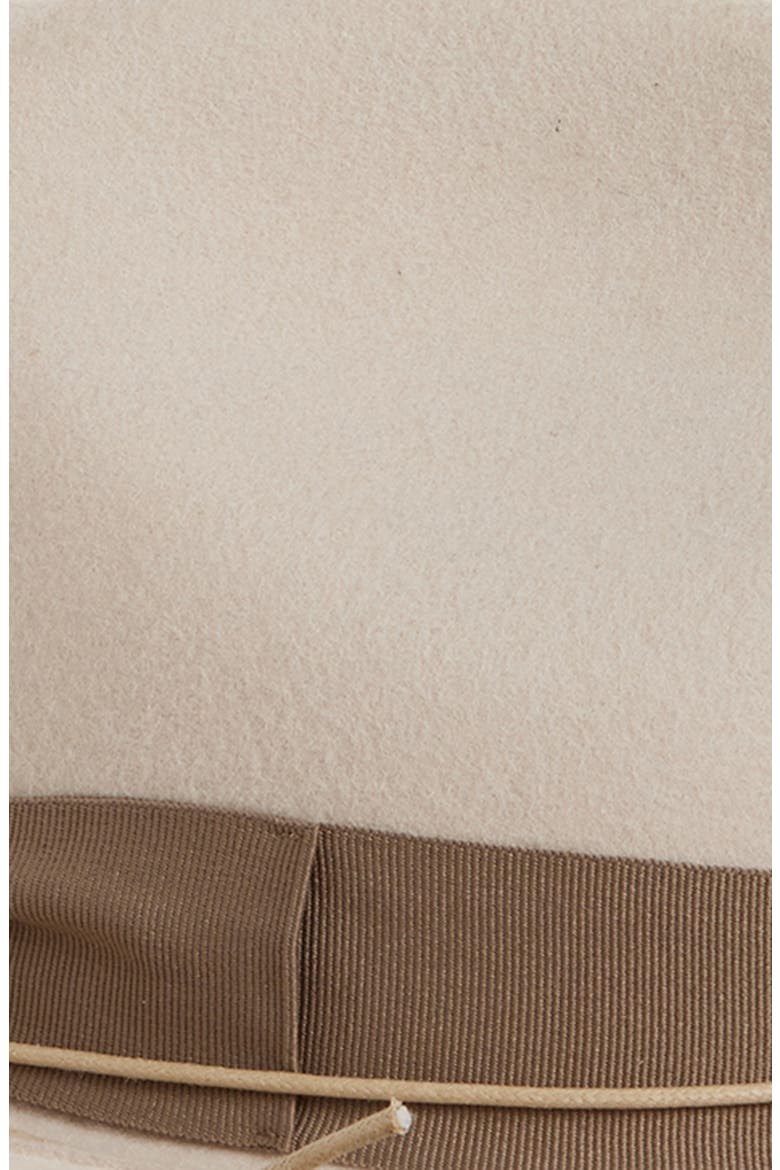 Maison Wool Felt Fedora, Alternate, color, TAUPE