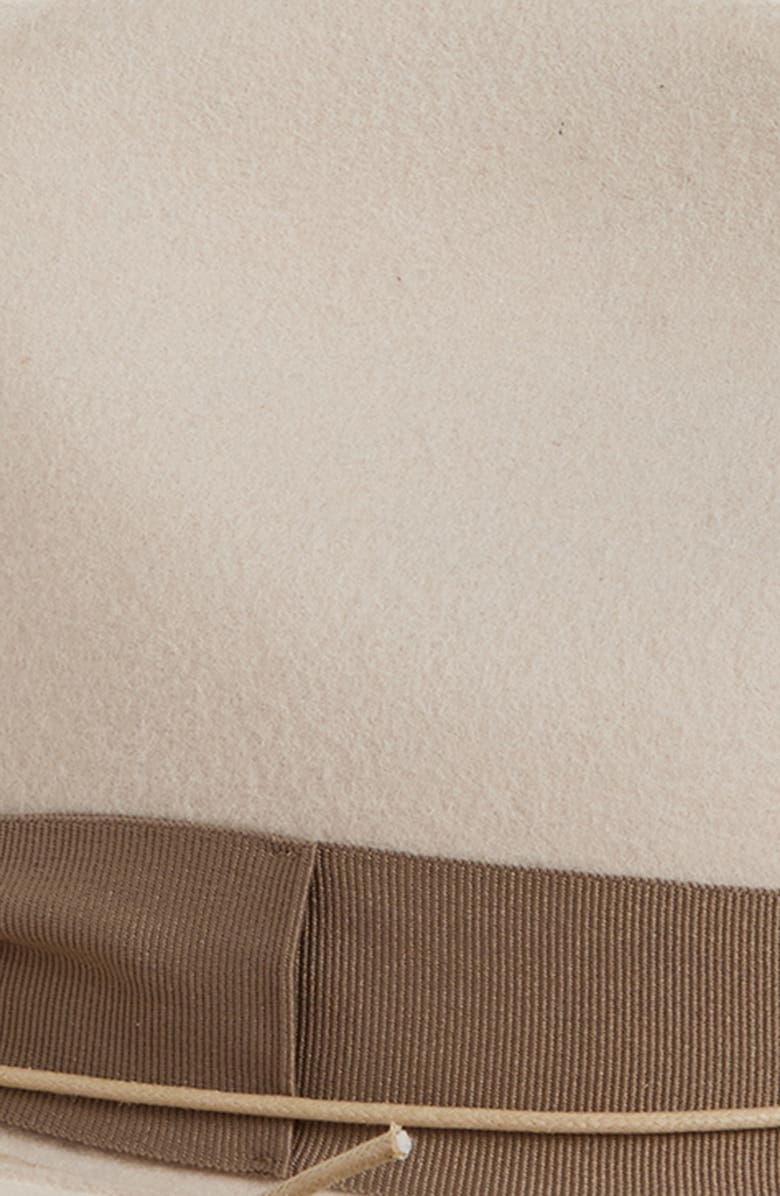 René Mantilla, New York Maison Wool Felt Fedora, Alternate, color, Taupe
