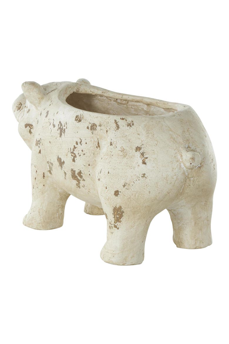Pig Planter, Alternate, color, IVORY