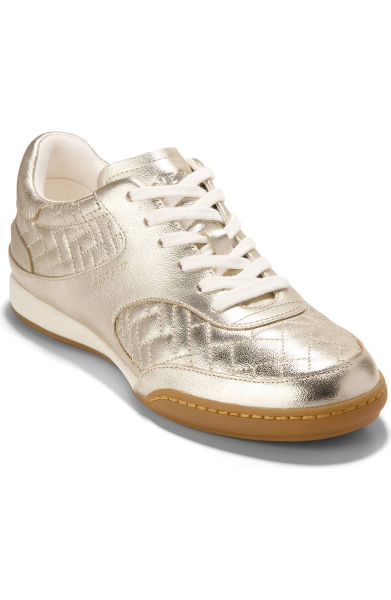 Cole Haan GrandPro Jazlyn Sneaker, Main, color, Soft Gold Leather