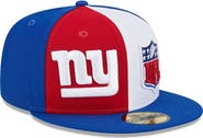New Era Men's New Era Red/Royal New York Giants 2023 Sideline 59FIFTY Fitted Hat
