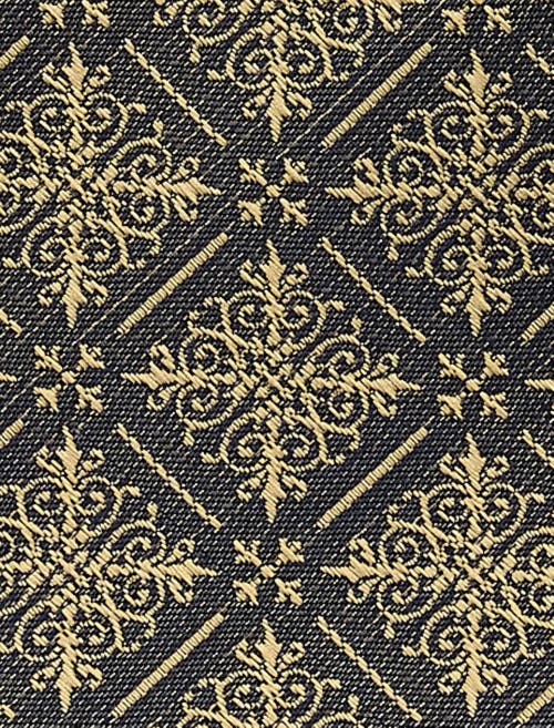 Synrgy By Dxl Big & Tall Modern Medallion Tie In Yellow