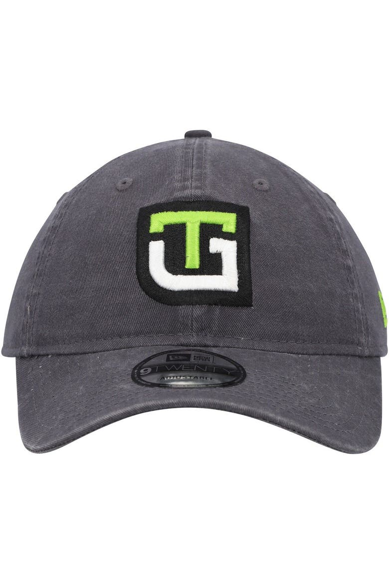 Men's New Era Graphite Ty Gibbs Enzyme Washed 9TWENTY Adjustable Hat, Alternate, color, Graphite