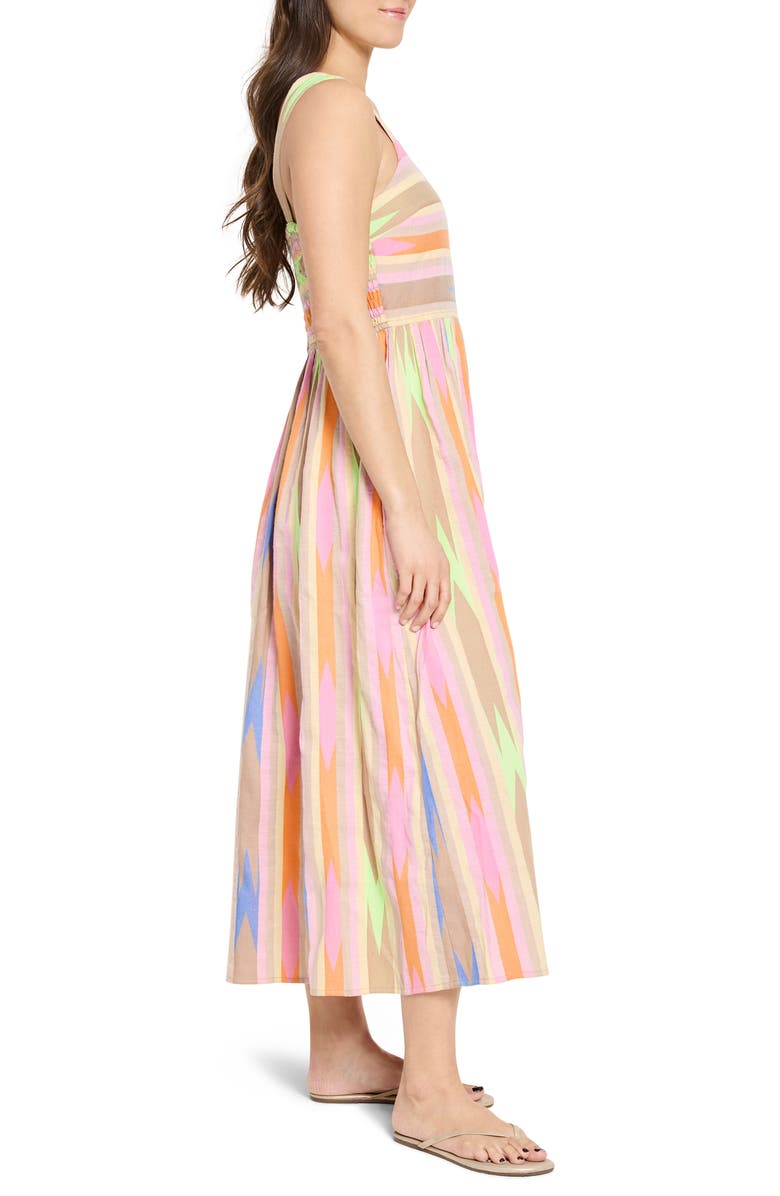 NIC+ZOE Heat Wave Sadie Stripe Sundress, Alternate, color, Pink Multi