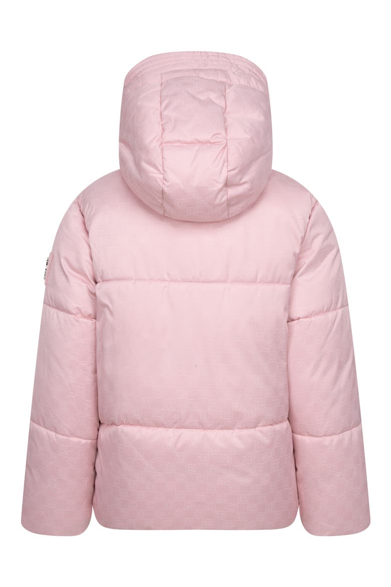 Kids' Hooded Puffer Jacket, Alternate, color, PINK GLAZE