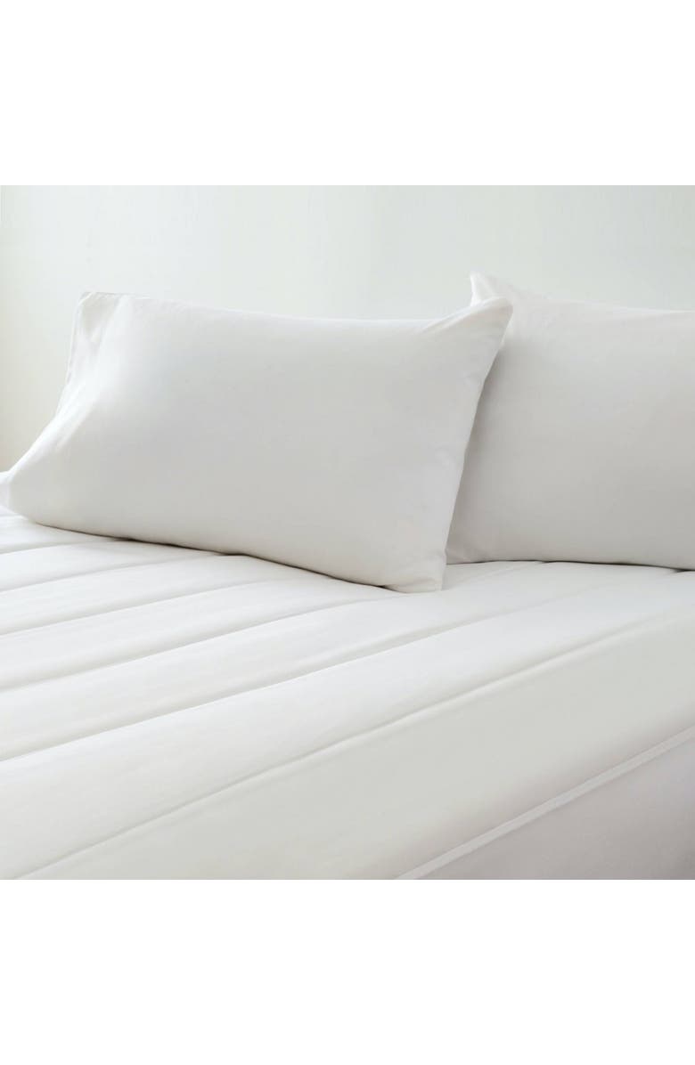 SUNBEAM Full Size Electric Mattress Pad with Digital Controller and Wi-Fi Connection, Alternate, color, White