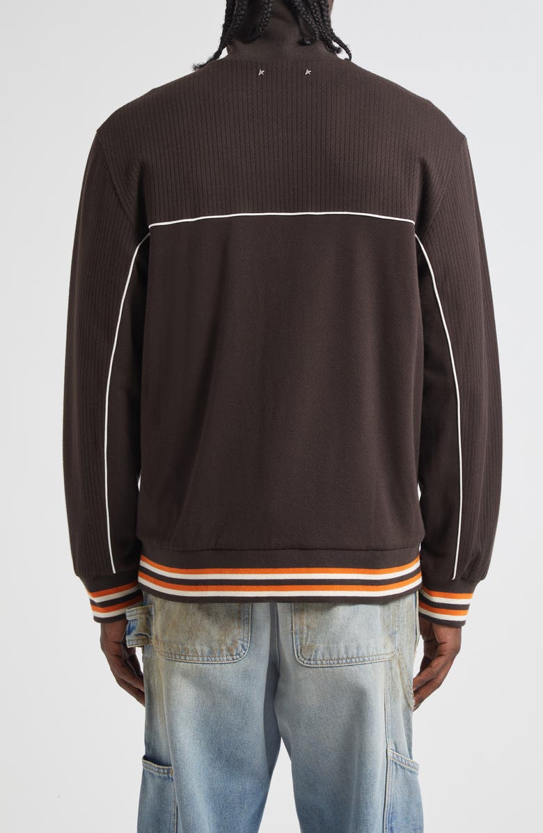 Golden Goose Journey Track Jacket, Alternate, color, Coffee Bean
