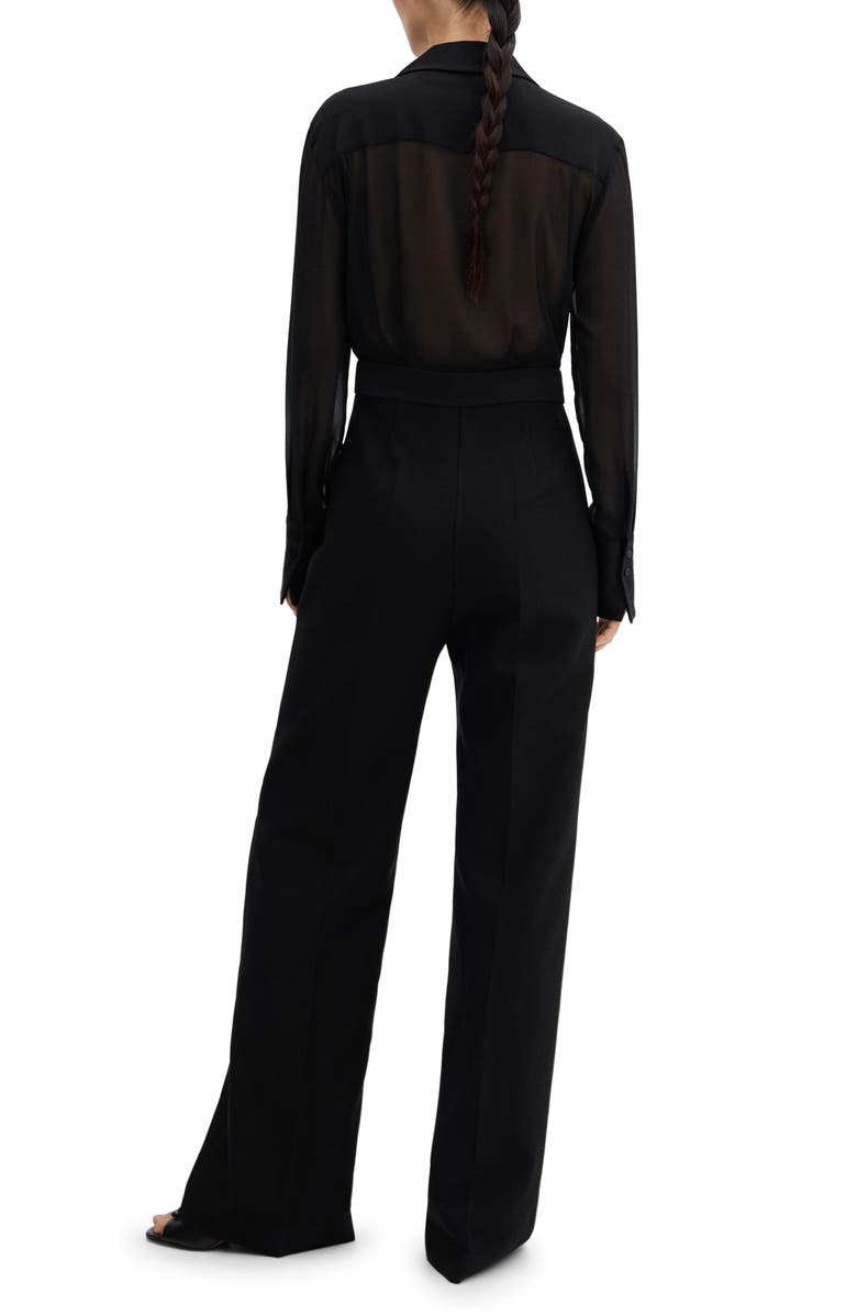 MANGO Wide Leg Jumpsuit, Alternate, color, 