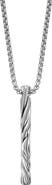 VAN HEUSEN Men's Twisted Tube Pendant Necklace