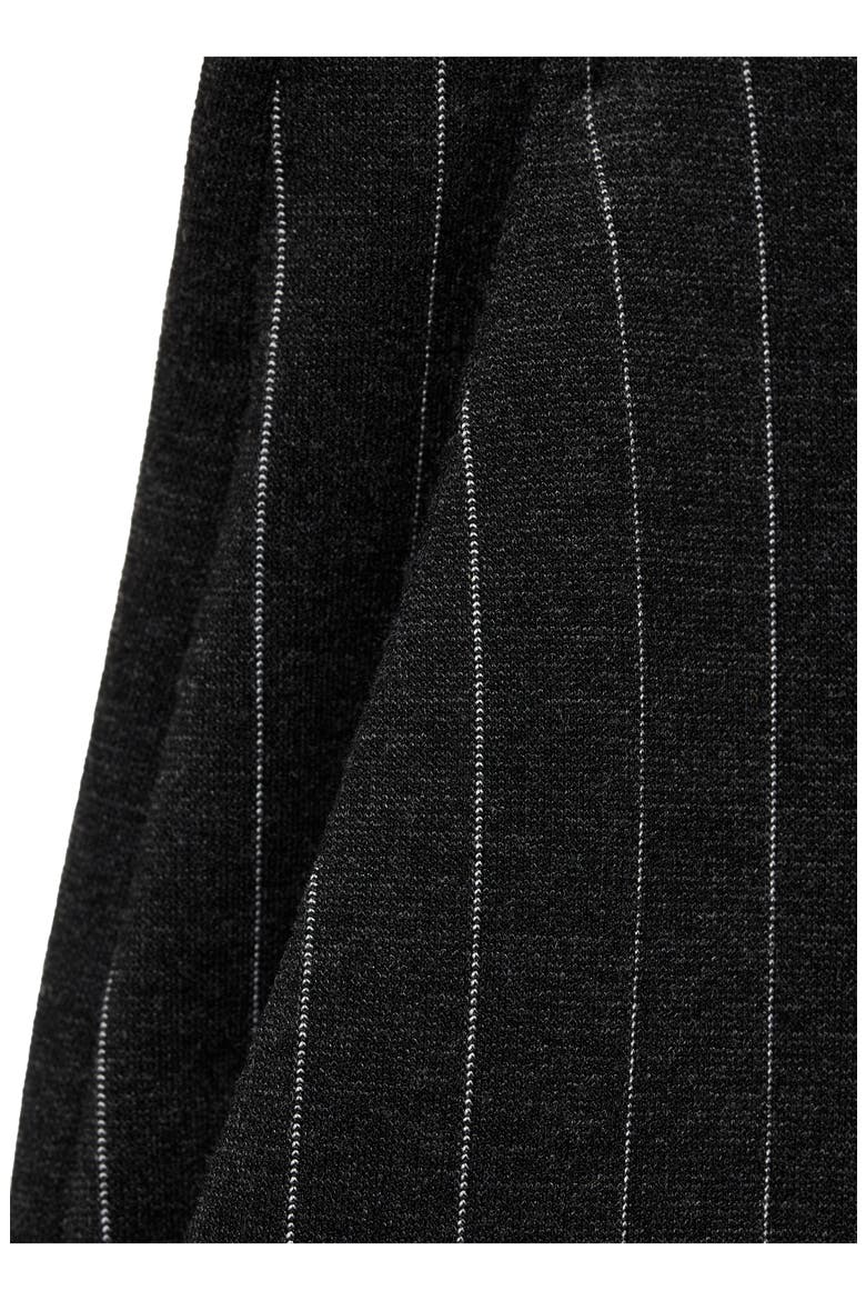 Rome Pinstripe Straight Leg Pants, Alternate, color, GREY
