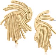 JARDIN Whispy Strands Statement Earrings