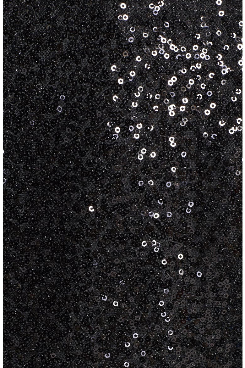 Anne Klein Sequin Blazer, Alternate, color, BLACK