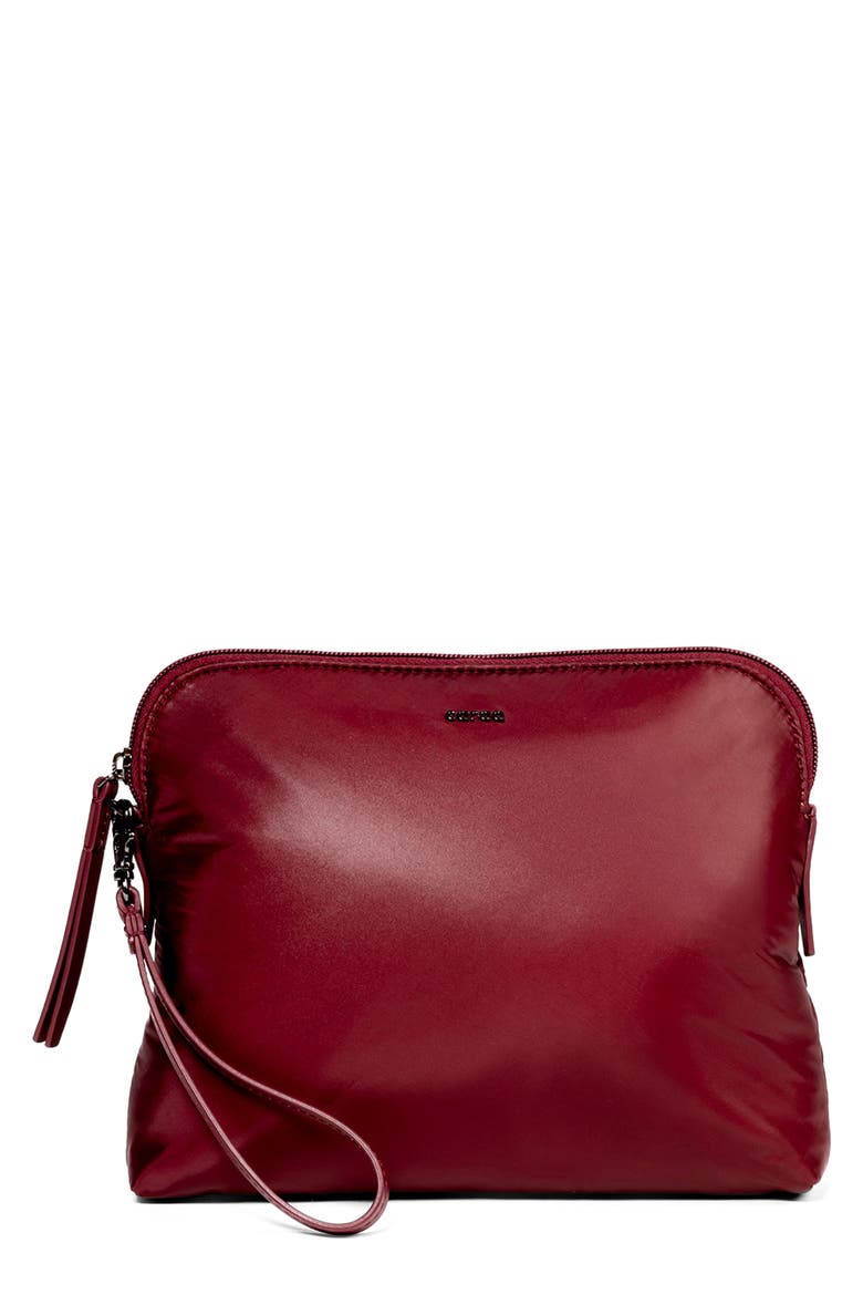 Water Repellent Pouch, Main, color, TAWNY PORT - DARK RED