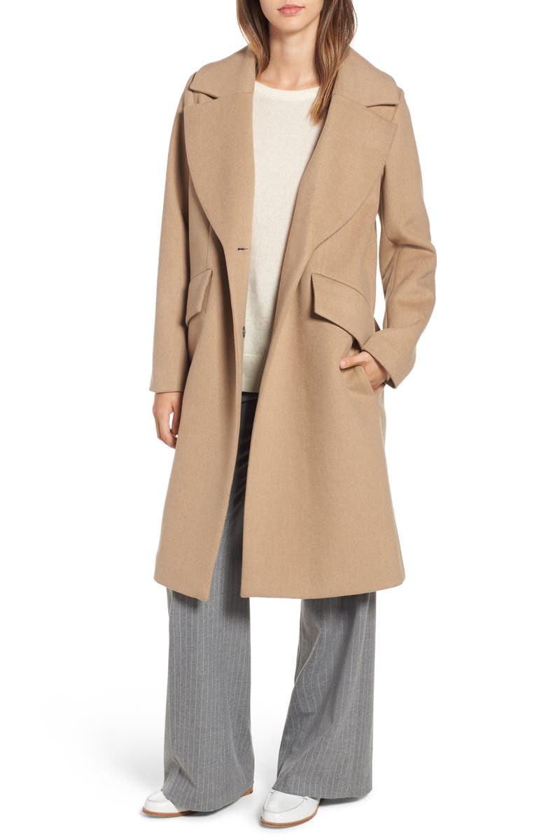 RACHEL Rachel Roy Wool Blend Coat, Main, color,