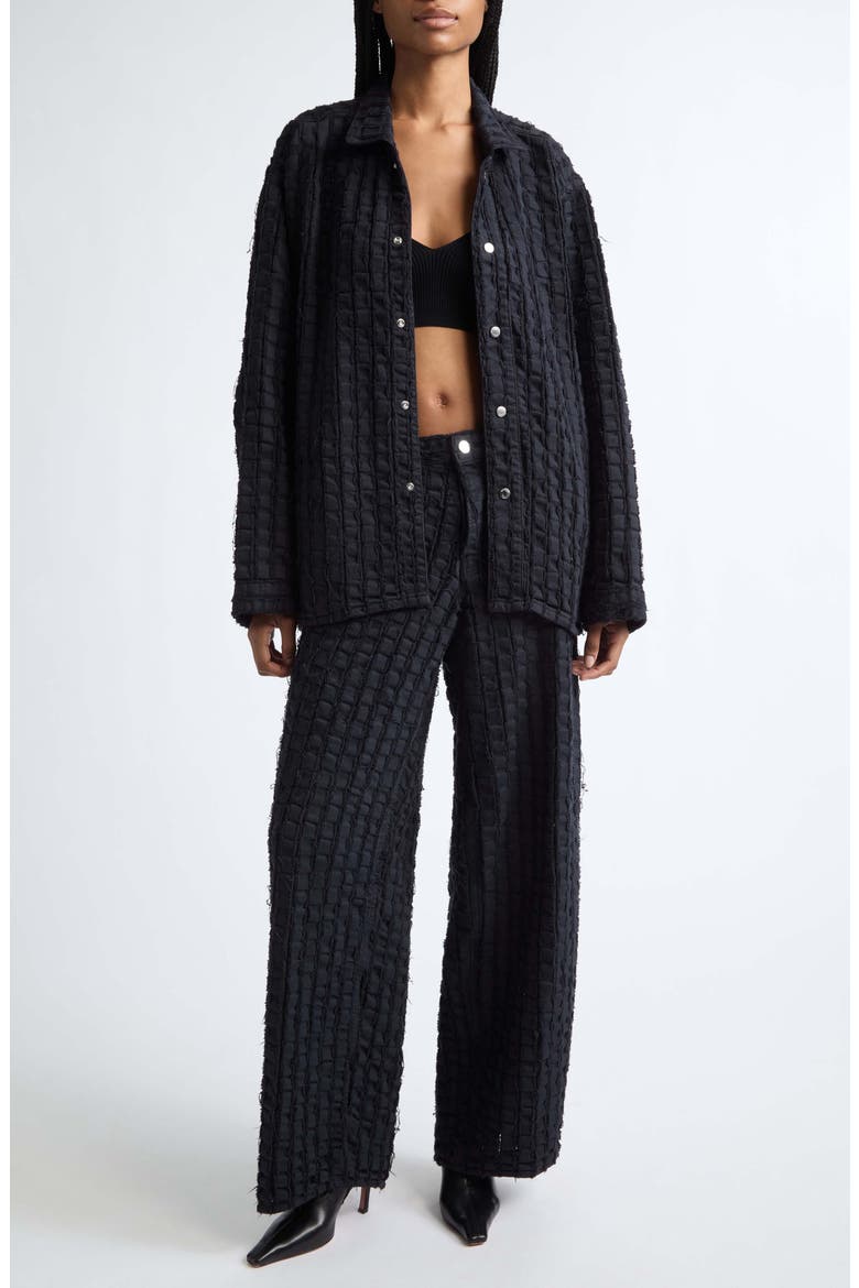 Sophie Bull Stripe Shirt, Alternate, color, BLACK