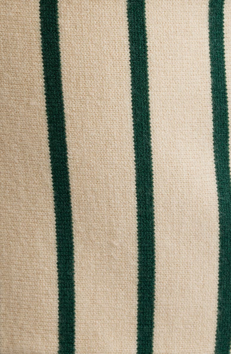 MAVRANS Emerald Stripe Knit Shorts, Alternate, color, Green