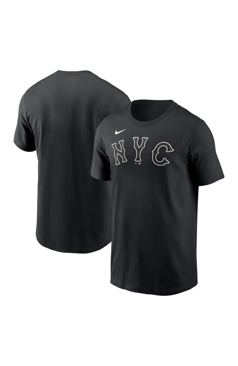 Nike Men's Nike Black New York Mets 2024 City Connect Wordmark T-Shirt, Alternate, color, Black