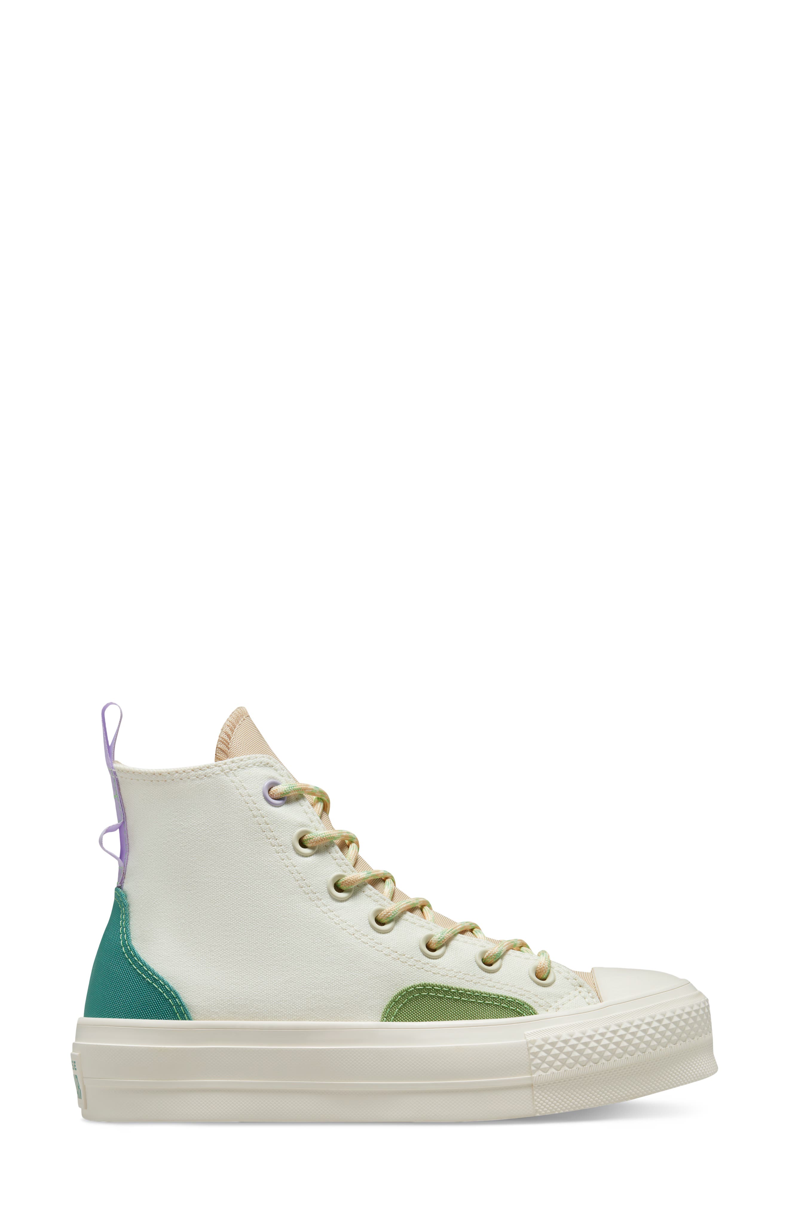 Chuck Taylor® All Star® Lift Hi Sneaker, Alternate, color, EGRET/ OAT MILK