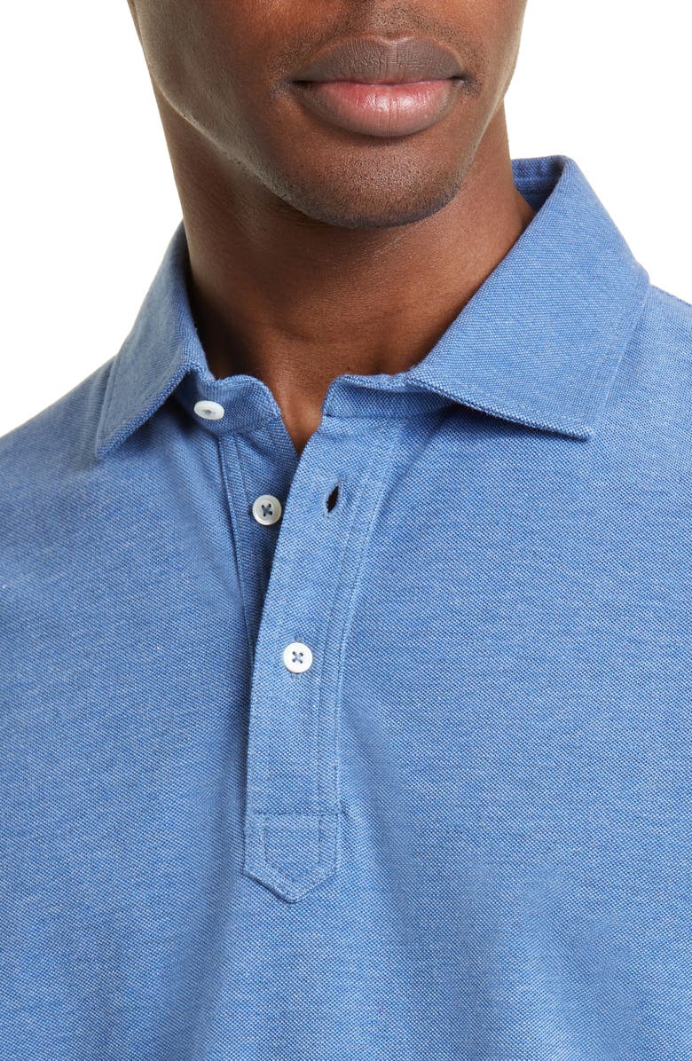 Brunello Cucinelli Short Sleeve Cotton Polo, Alternate, color,